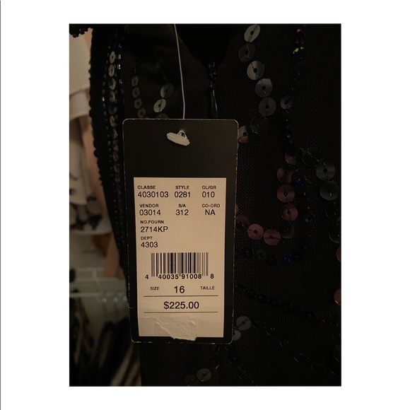 Laura Sequin Dress NWT. Great piece for the Holidays. - Picture 2 of 3